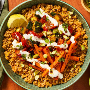 Острые тунисские булгур-боулы