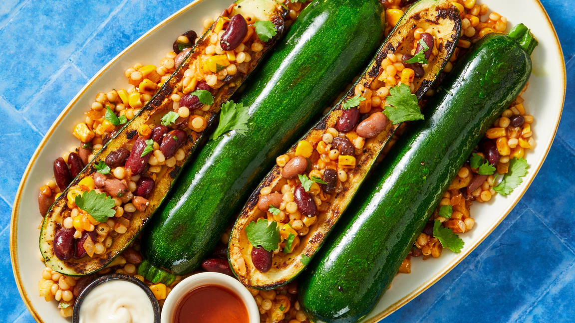 Запеканка из цукини и кускуса в стиле Техас-Мехико